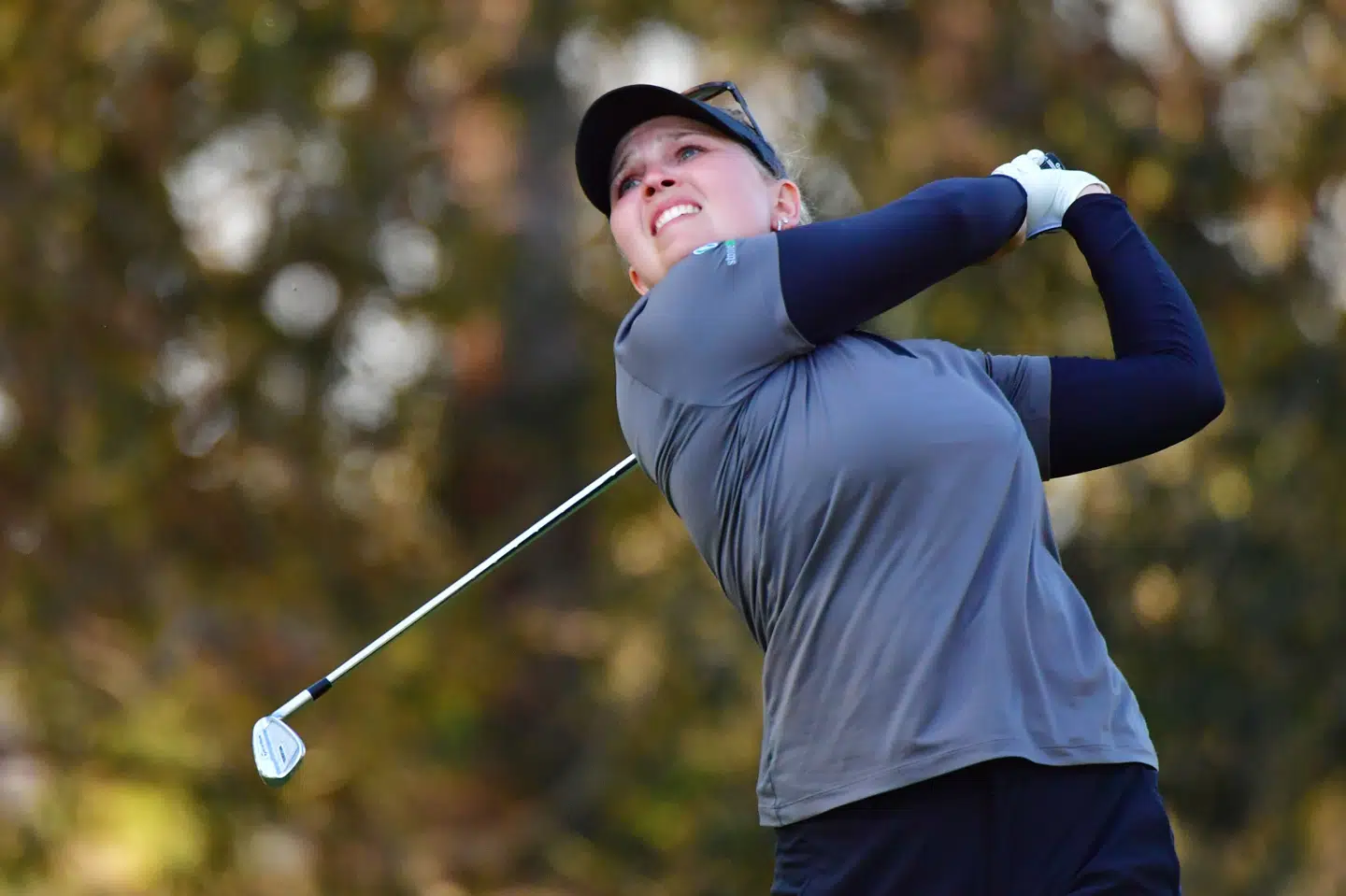 Nanna Koerstz Madsen er på en delt 20.-plads efter anden runde af Gainsbridge LPGA. (Arkibfoto). Julio Aguilar/Ritzau Scanpix