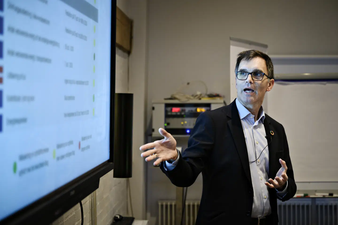 Klimarådets formand, Peter Møllgaard: - Vi skal have et ambitiøst delmål for 2025 for at holde presset på regeringen. Hvis vi udskyder CO2-reduktionerne, kan vi ende med meget dyre tiltag. (Arkivfoto, 2019). Philip Davali/Ritzau Scanpix