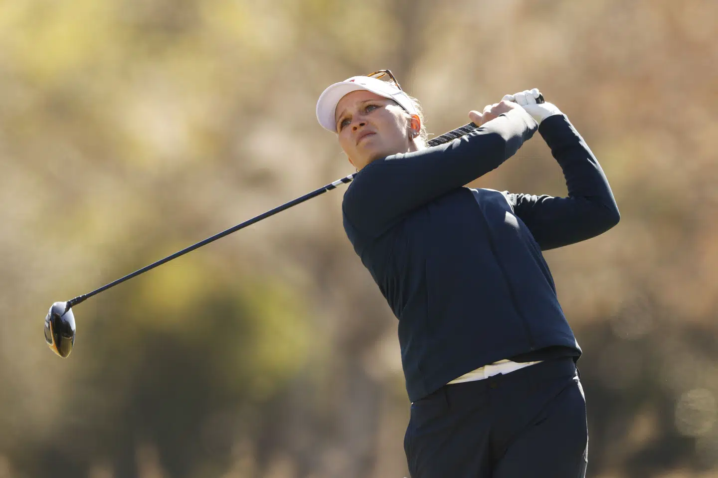 Nanna Koerstz Madsen er nummer to i Florida efter førstedagen i Gainbridge LPGA. (Arkivfoto) Michael Reaves/Ritzau Scanpix