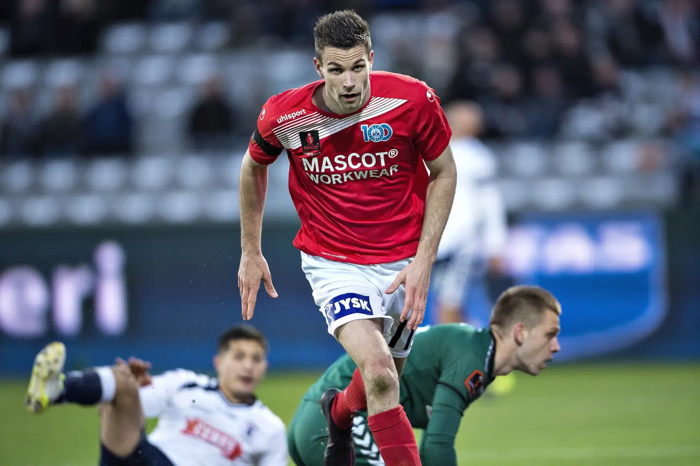 Nicklas Helenius har scoret seks mål i tre kampe for Silkeborg i 1. division efter skiftet fra AGF denne vinter. (Arkivfoto). Henning Bagger/Ritzau Scanpix