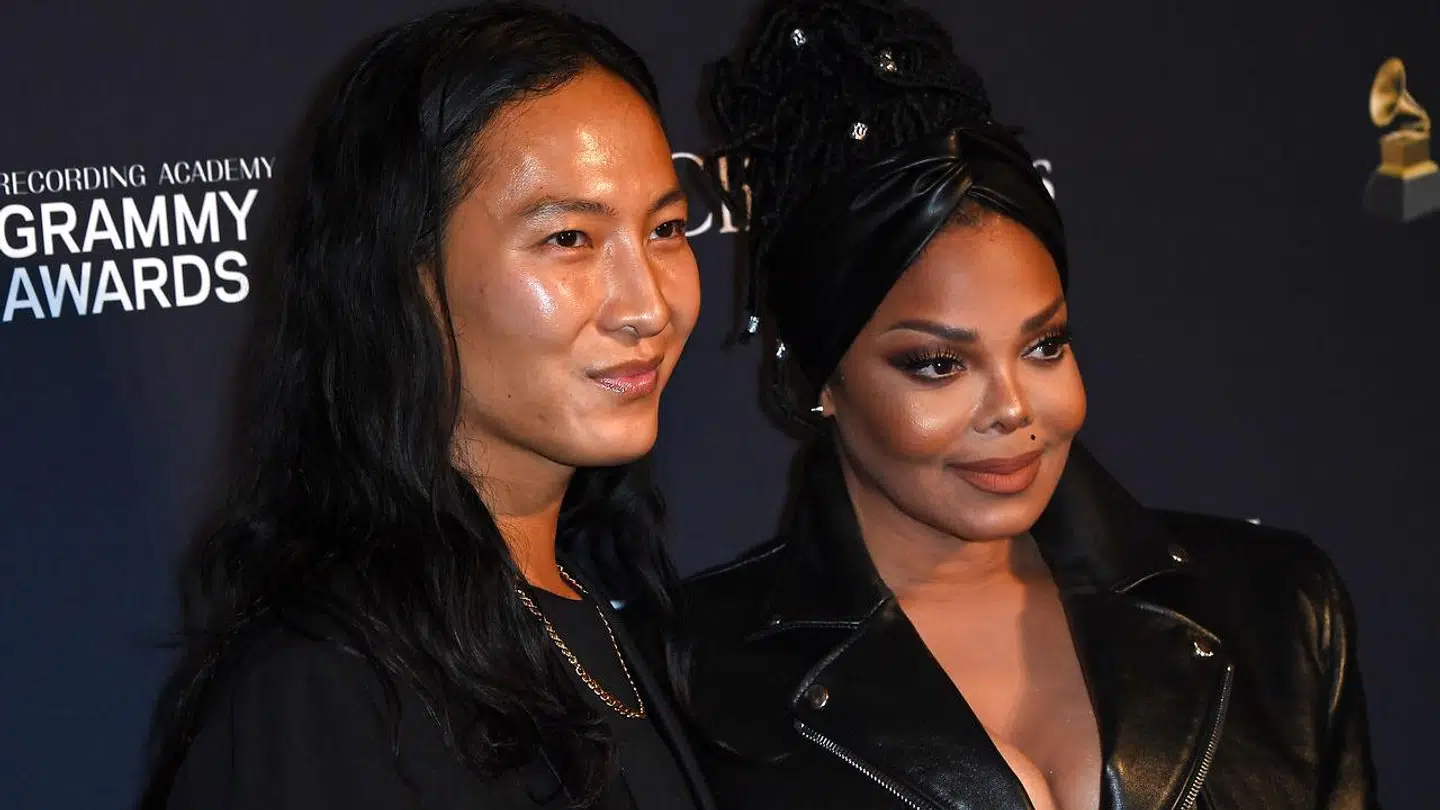 Her ses Alexander Wang sammen med sangerinden Janet Jackson i januar sidste år.