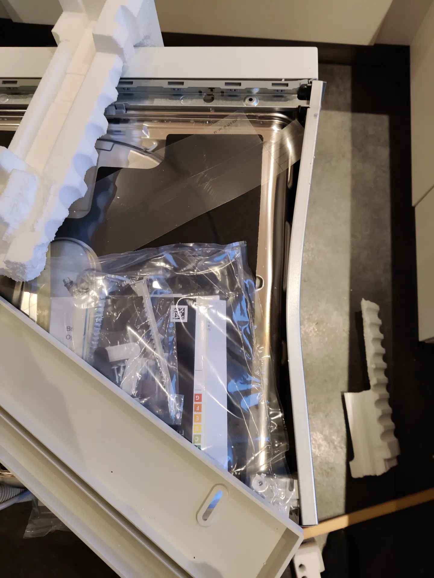 Caspers maskine var medtaget, da han fik den leveret.