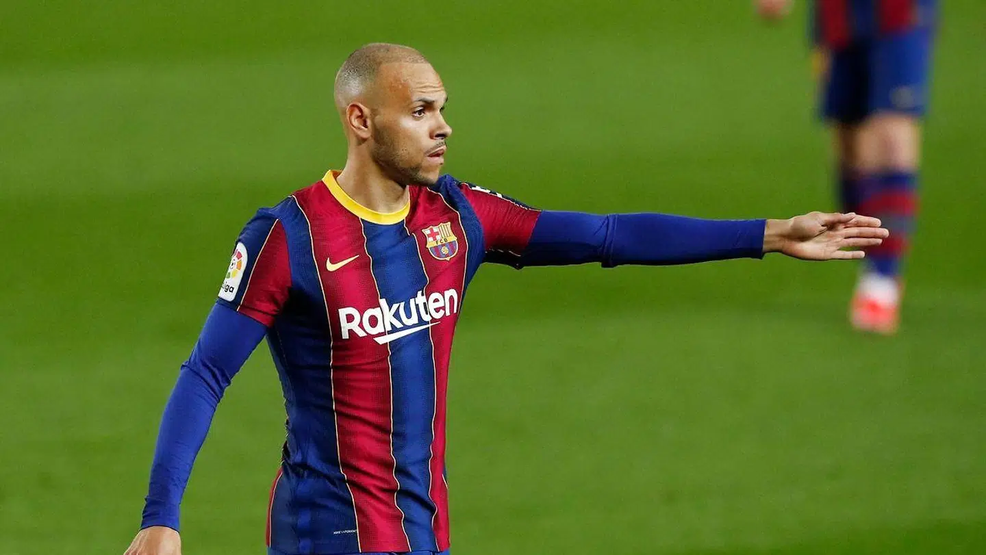 Martin Braithwaite stod for to oplæg i Barcelonas sejr.