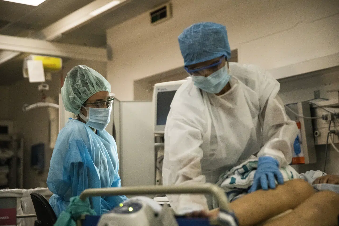 Antallet af indlagte med covid-19 på de danske hospitaler er faldet stejlt i 2021. (Arkivfoto) ólafur Steinar Gestsson/Ritzau Scanpix