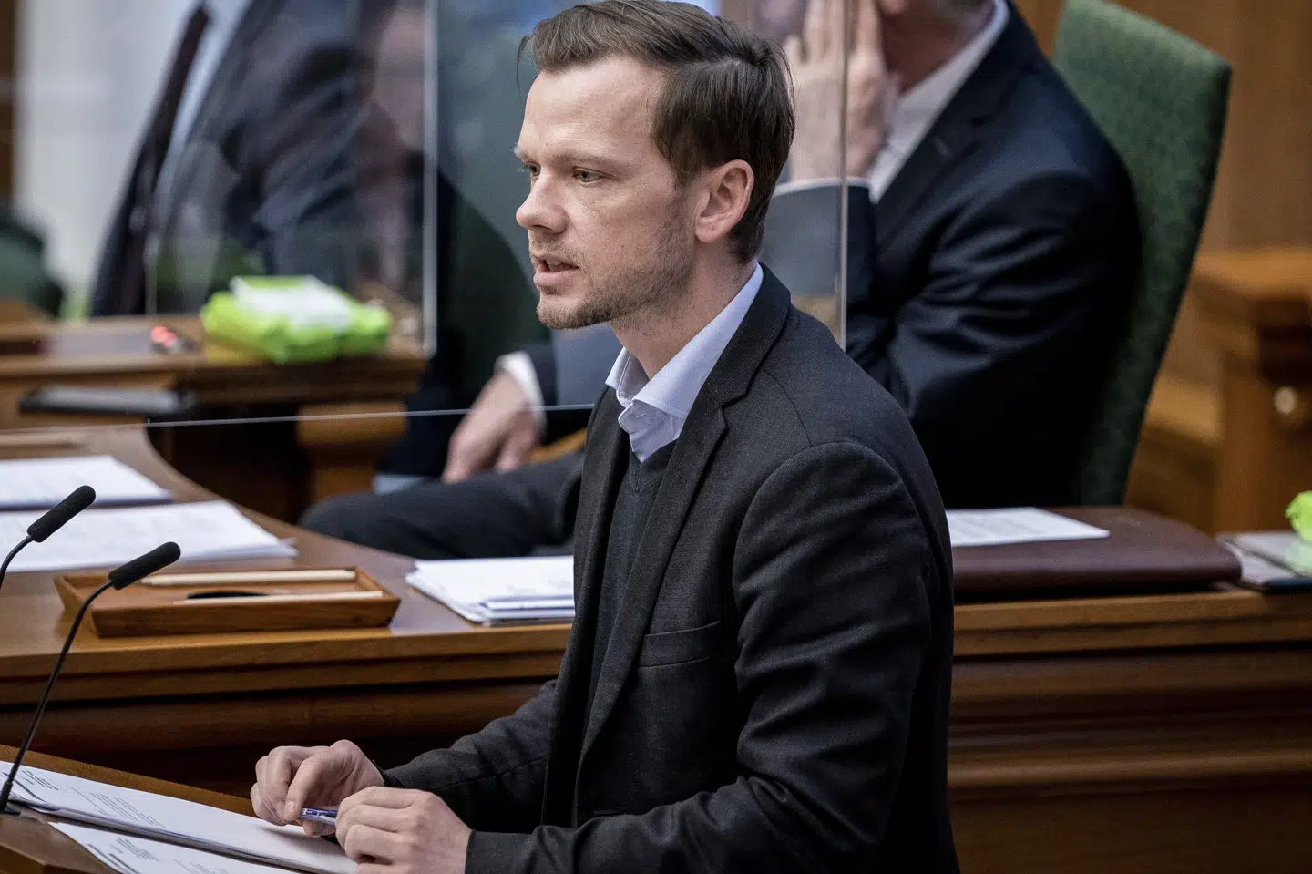 Beskæftigelsesminister Peter Hummelgaard (S) og et bredt flertal i Folketinget har fjernet modregningen i pension for personer, der har taget ekstra arbejde under corona. Liselotte Sabroe/Ritzau Scanpix