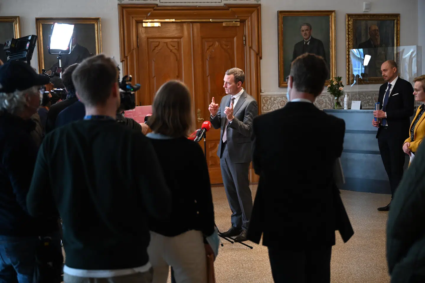 Regeringen og dens støttepartier har onsdag indgået en aftale om den kommende genåbning. Philip Davali/Ritzau Scanpix