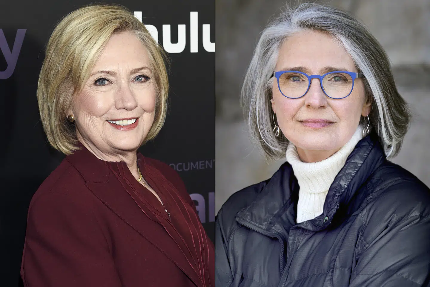 Hillary Clinton (til venstre) og Louise Penny (til højre) har i samarbejde skrevet spændingsromanen State of Terror, der udkommer til oktober. Uncredited/Ritzau Scanpix
