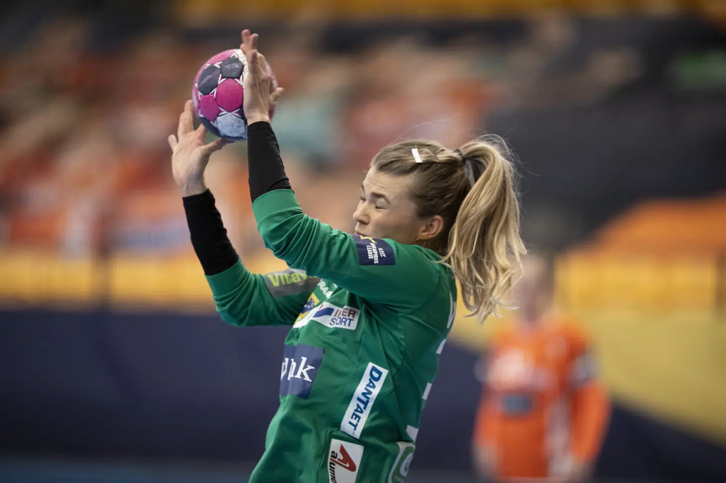 Tess Wester var den mest stabile Odense-spiller i den hårdt tilkæmpede udesejr over Aarhus United. Frank Cilius/Ritzau Scanpix