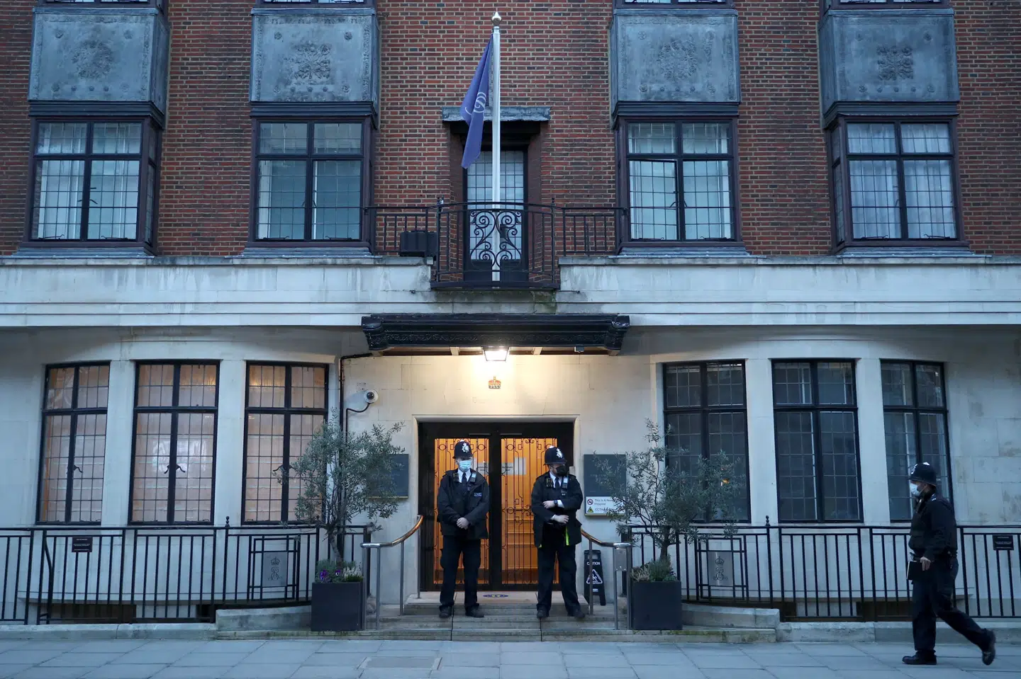 Rpins Philip er indlagt på King Edward VII-hospitalet i London. Hannah Mckay/Reuters