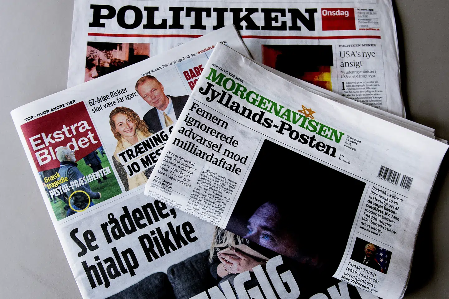 Avisen Jyllands-Posten har fået nyt medlem af chefredaktionen i form af Marchen Neel Gjertsen. (Arkivfoto) Liselotte Sabroe/Ritzau Scanpix