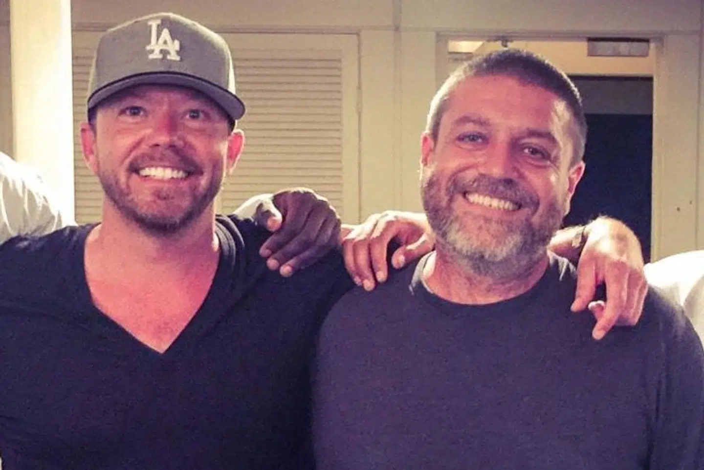 Carsten Schack og Kenneth Karlin i studiet i L.A.