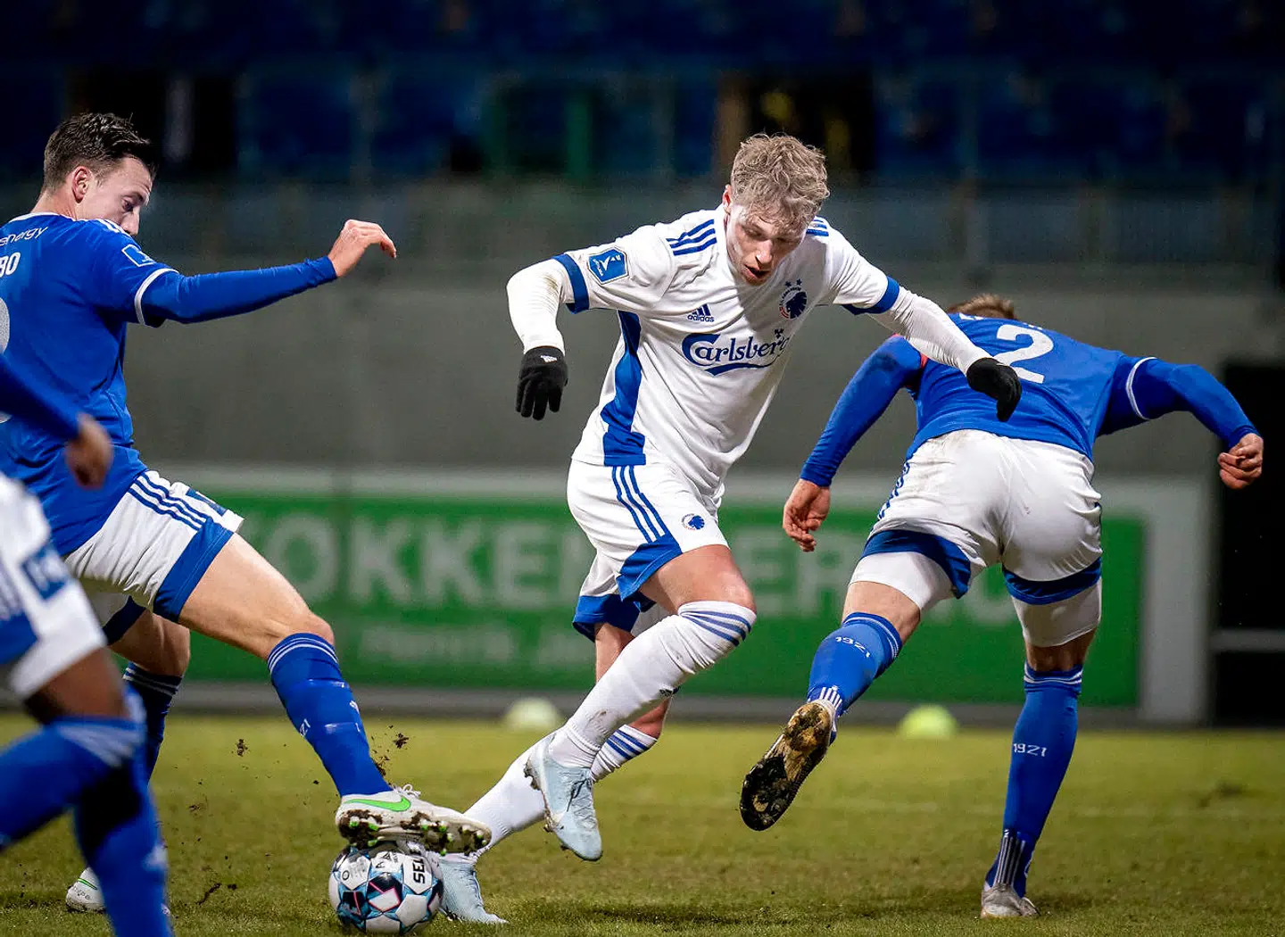 FCKs Viktor Fischer under superligakampen mellem Lyngby Boldklub - FC København på Lyngby Stadion, mandag den 22 februar 2021.. (Foto: Liselotte Sabroe/Ritzau Scanpix)