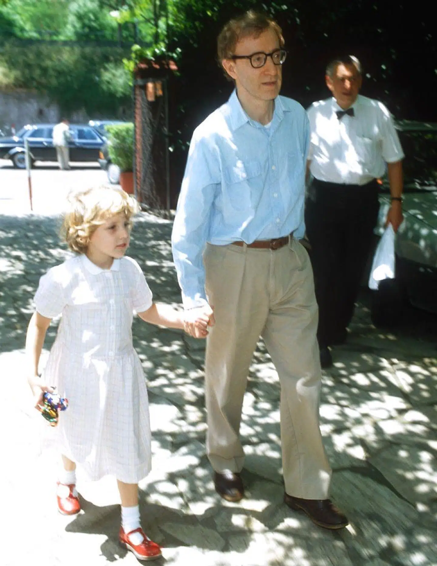 Woody Allen med adoptivdatteren Dylan Farrow.