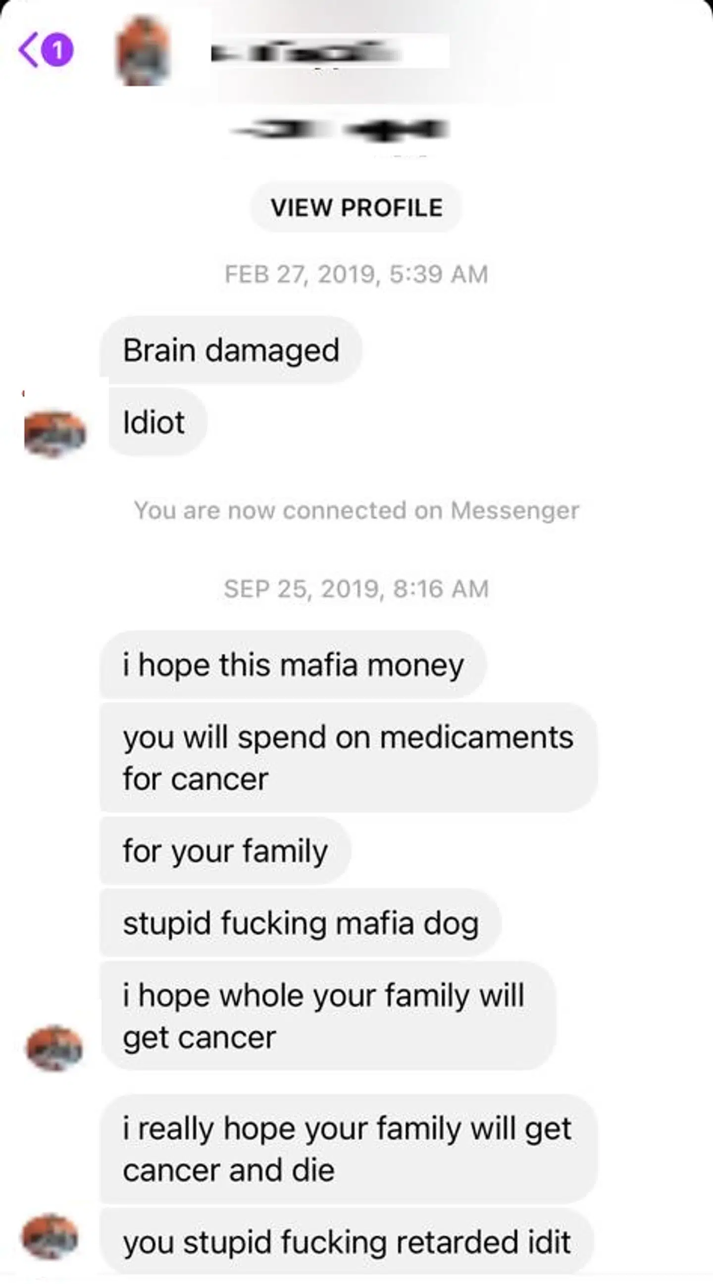 Det er beskeder som disse, der bliver sendt til Mikael Topegaard.