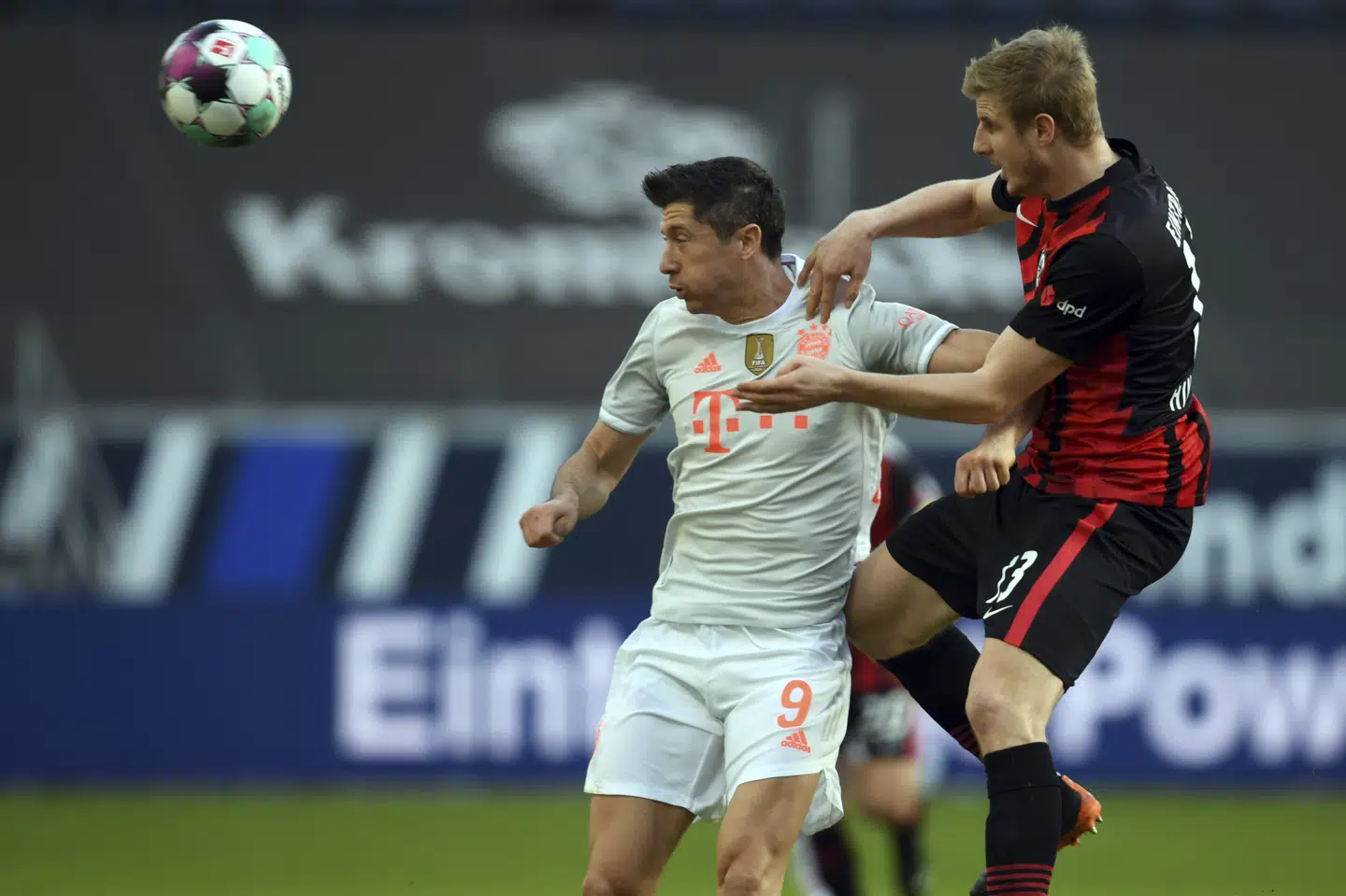 Bayern Munich tabte lørdag til Eintracht Frankfurt. Tidligere på ugen måtte Robert Lewandowski og holdkammeraterne nøjes med 3-3 mod Bielefeld fra bunden af ligaen. Arne Dedert/Ritzau Scanpix