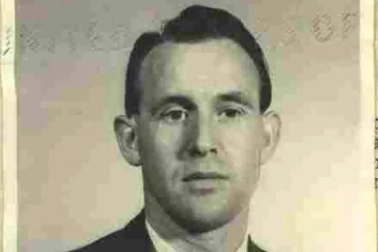 Friedrich Karl Berger som han så ud i 1959, da han kom til USA som 34-årig. Nu er han 95 og er udleveret til Tyskland. Han var vagt i koncentrationslejren Neuengamme, og han retsforfølges muligvis i Tyskland . Jose Romero/Ritzau Scanpix