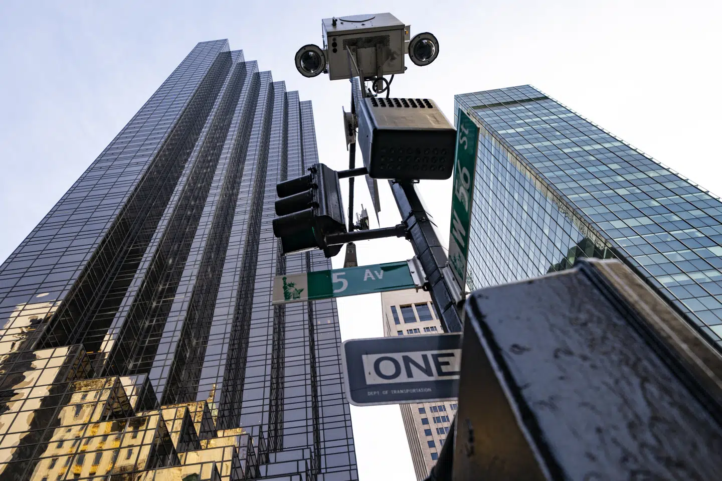 Trump Organization ejer blandt andet Trump Tower, som ligger på Manhattan i New York City. (Arkivfoto.) John Minchillo/Ritzau Scanpix