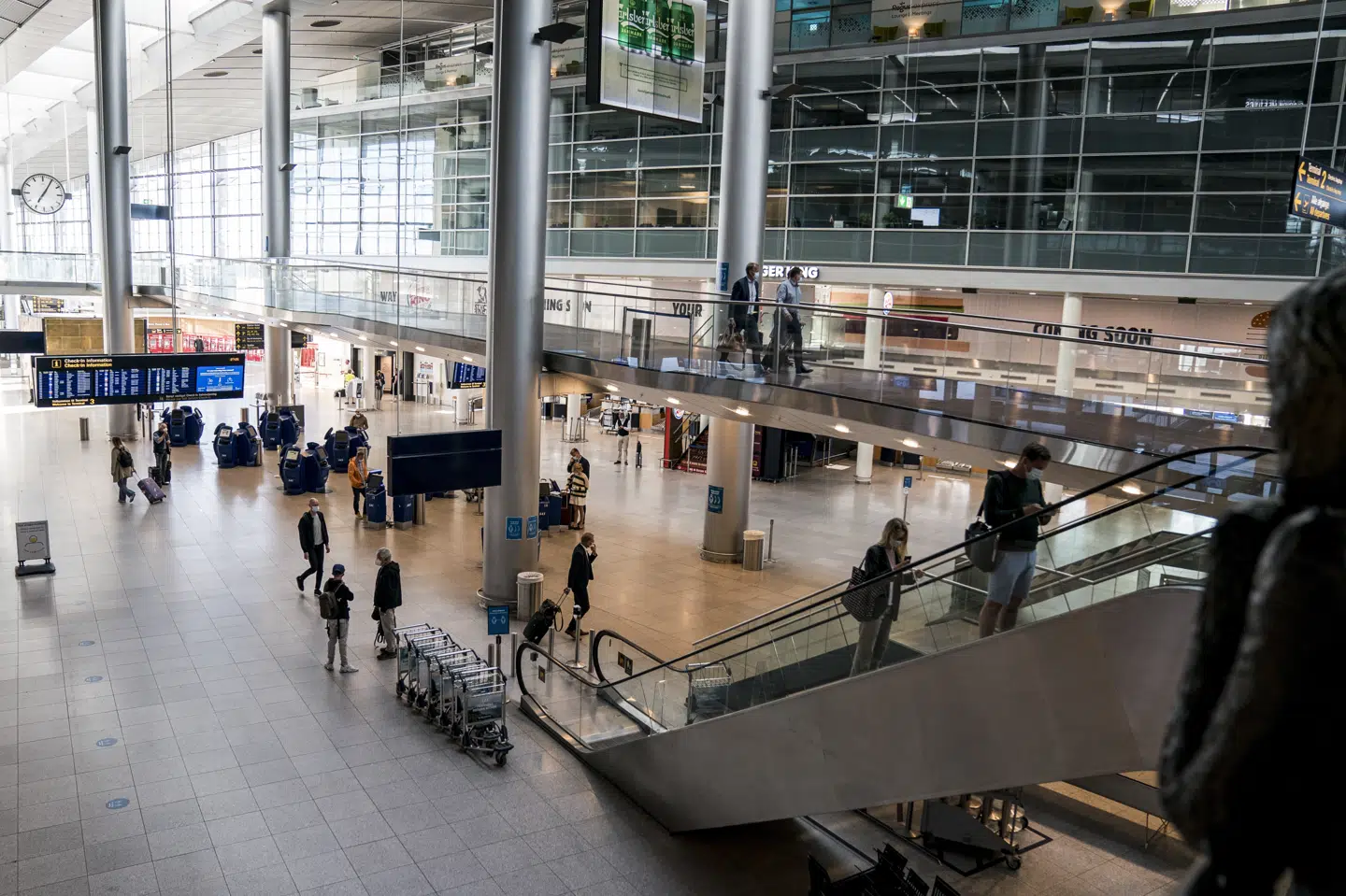 Fra onsdag 24. februar skal luftfartsselskaber tre timer efter ankomst til Danmark kunne videregive passageroplysninger til Styrelsen for Patientsikkerhed. (Arkivfoto) Niels Christian Vilmann/Ritzau Scanpix