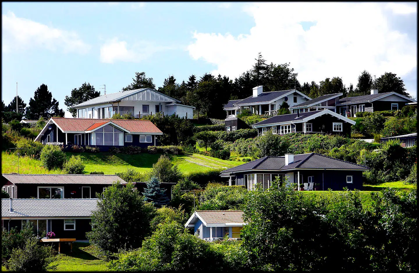 Sommerhuse ved Ebeltoft.
