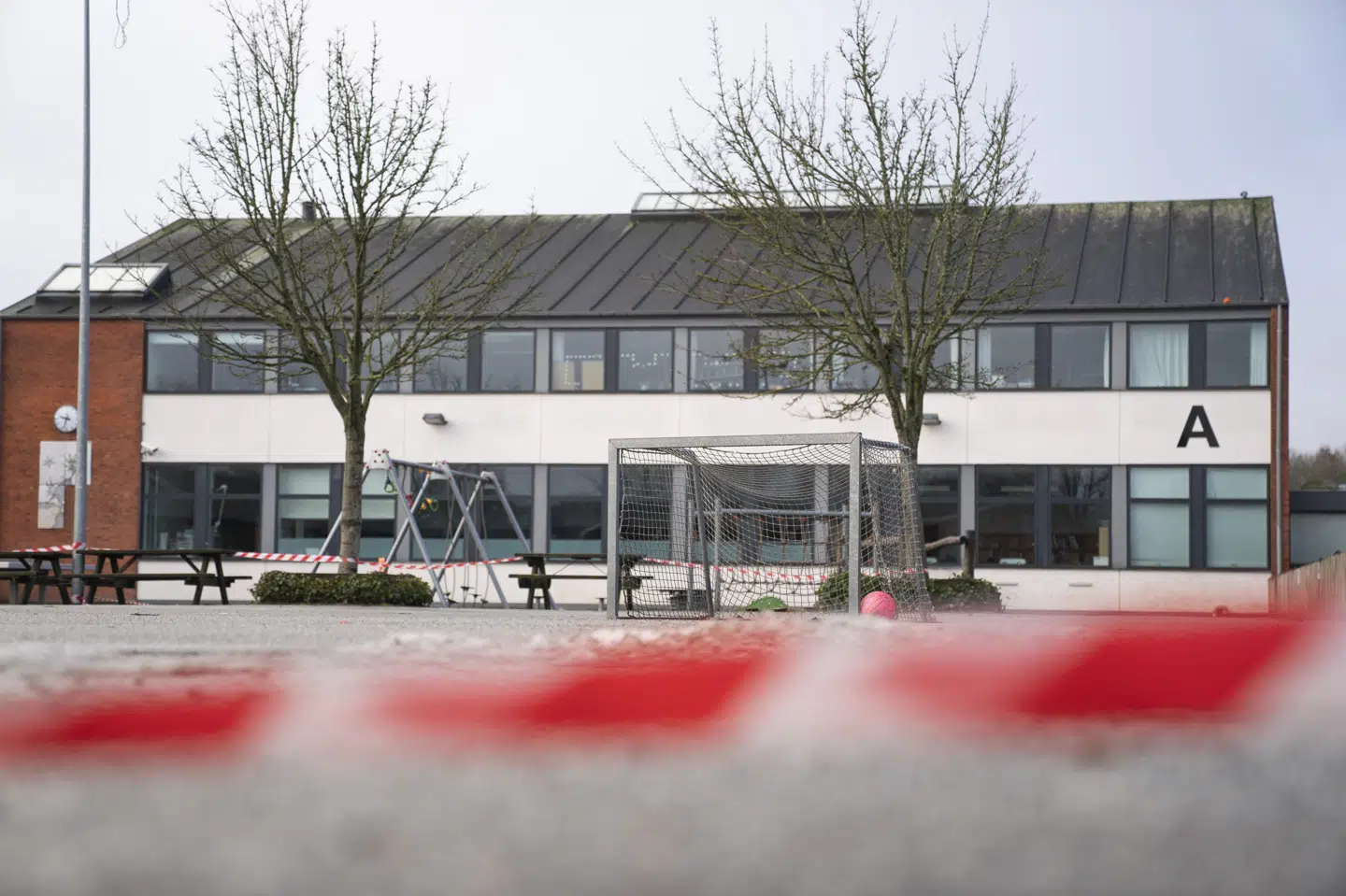 Brændkjærskolen i Kolding er blandt de skoler, som må vente lidt længere på at byde elever tilbage efter vinterferien. Claus Fisker/Ritzau Scanpix