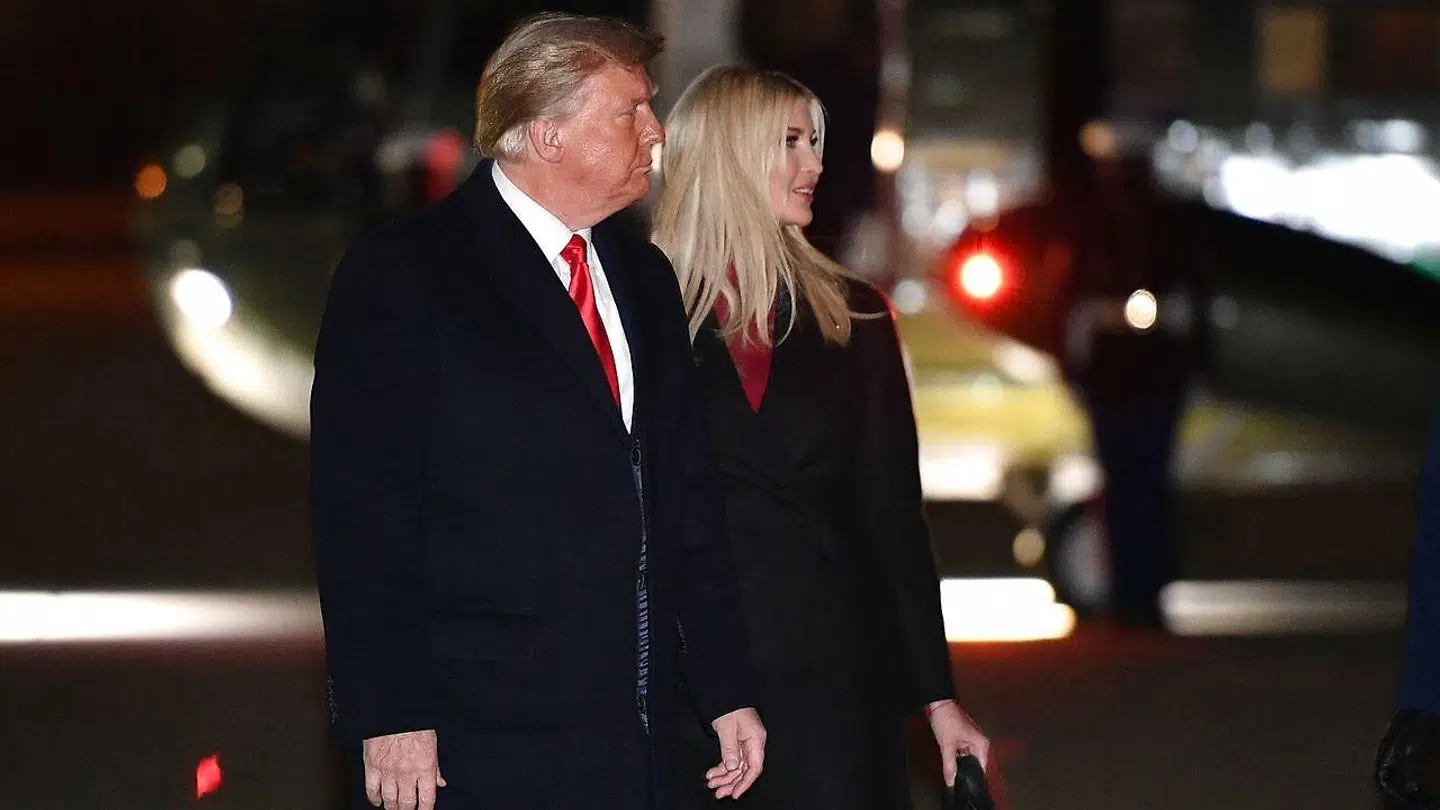 Ivanka og Donald Trump.