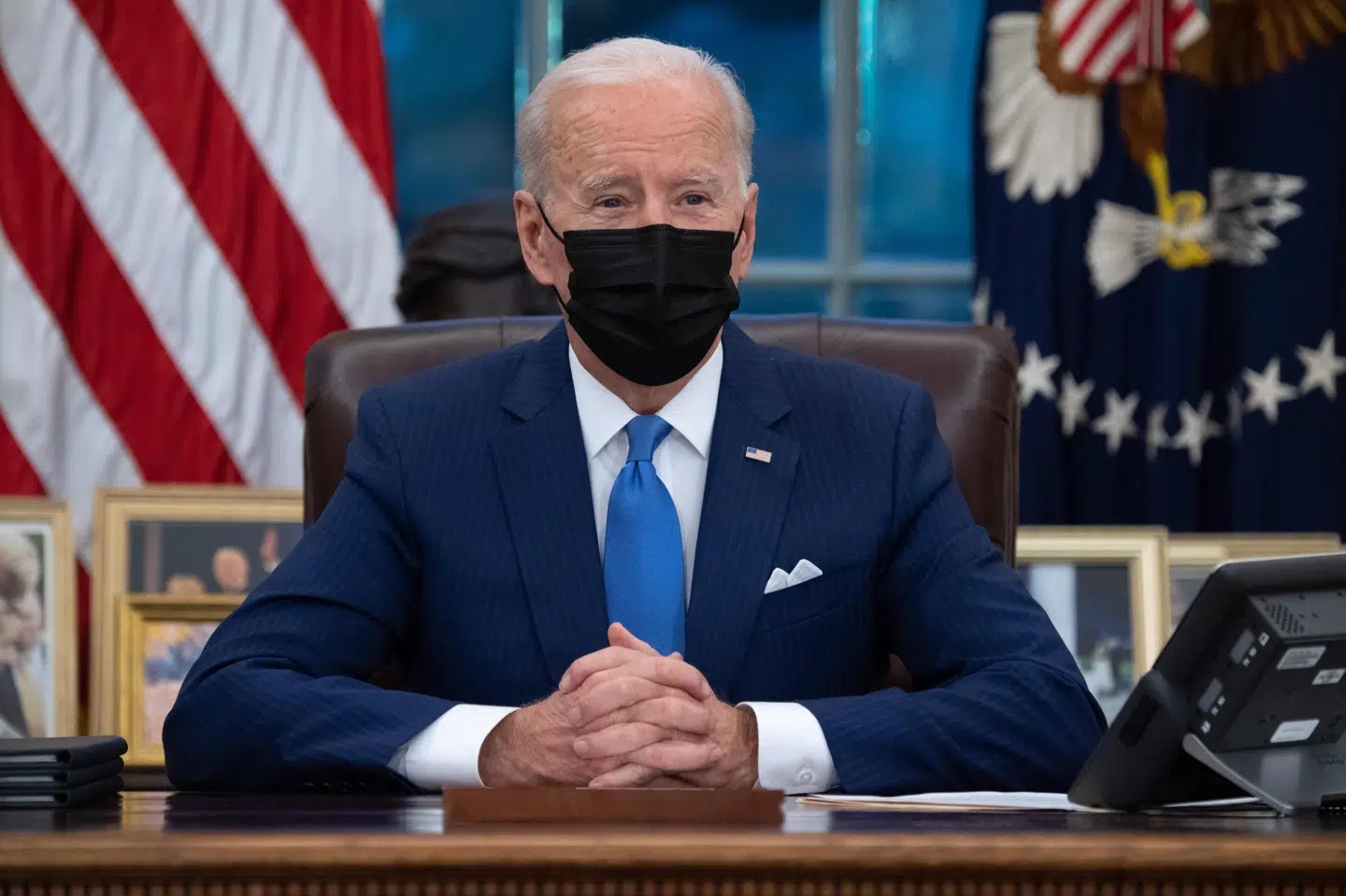 USA vil støtte vaccinationsindsats i udviklingslande med fire milliarder dollar. Det vil præsident Joe Biden give tilsagn om på et G7-møde fredag. (Arkivfoto). Saul Loeb/Ritzau Scanpix