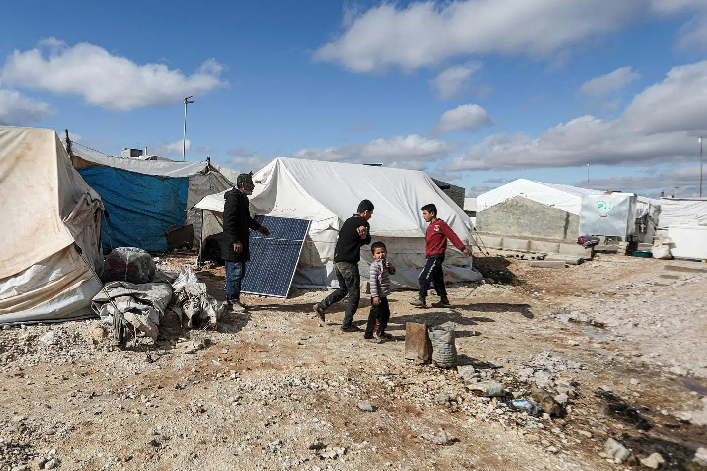 Millioner af mennesker måtte flygte fra deres hjem, da der udbrød borgerkrig i Syrien i 2011. (Arkivfoto) Bakr Alkasem/Ritzau Scanpix