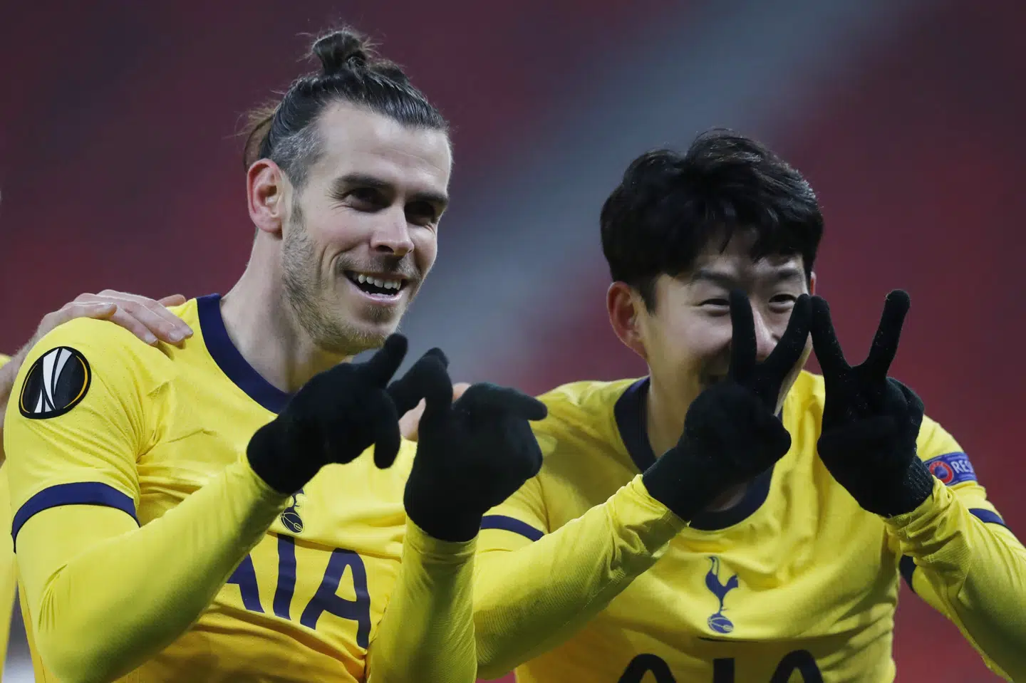 Son Heung-min og Gareth Bale var begge blandt målscorerne, da Tottenham lagde fundamentet til europæisk avancement i Østrig. Bernadett Szabo/Reuters