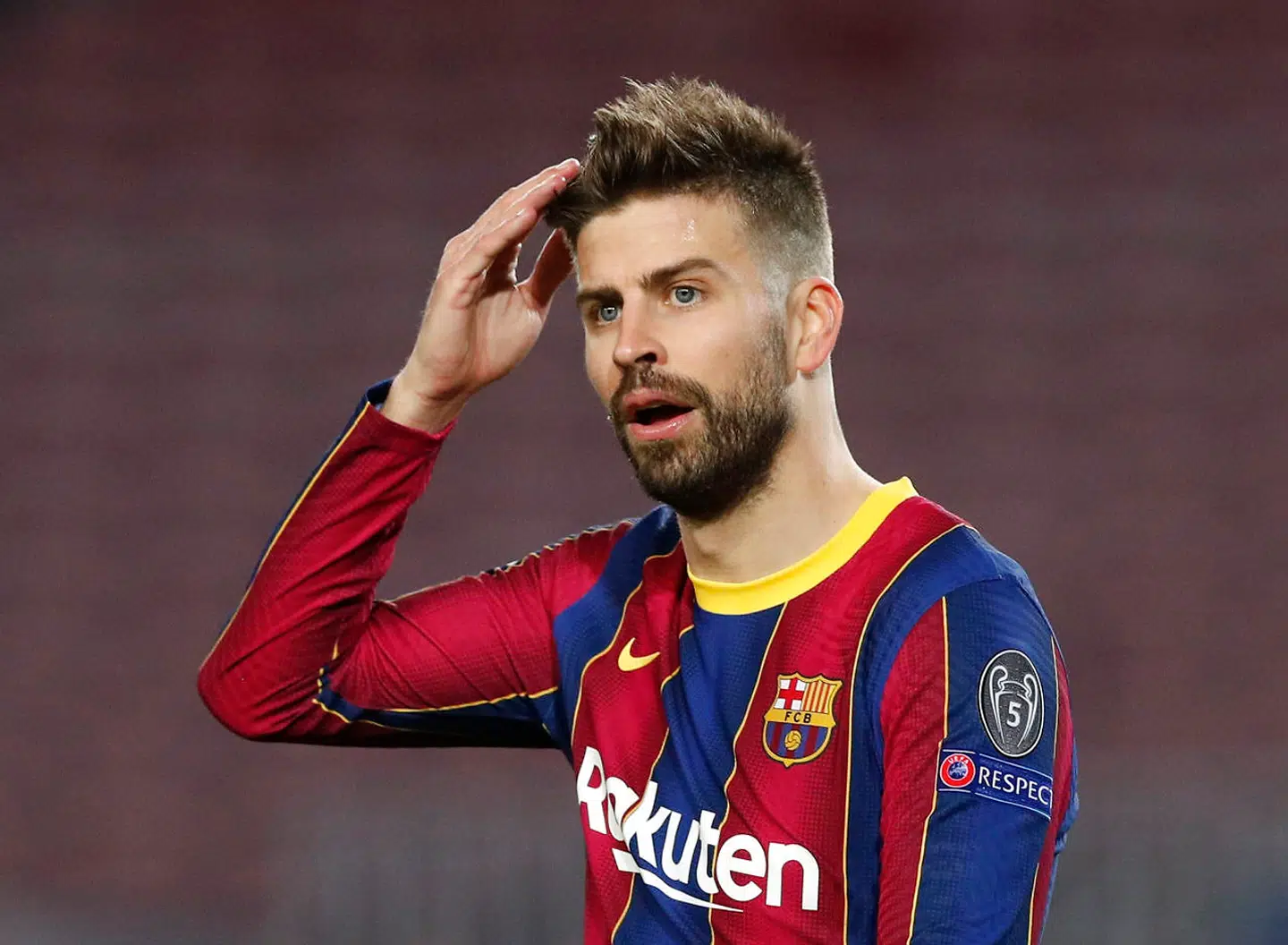 Pique og Griezmann var i et heftigt skænderi i forbindelse med Barcelonas store nedtur mod PSG.