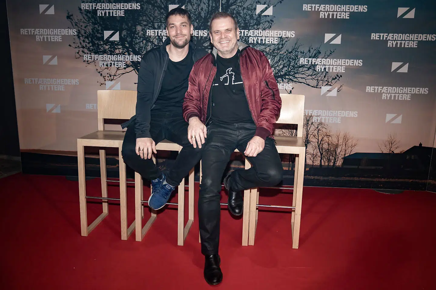 Hans Pilgaard og Jobbe Pilgaard til gallapremieren på komedien »Retfærdighedens ryttere« i Imperial i København onsdag den 18. november 2020. (Foto: Emil Helms/Ritzau Scanpix)