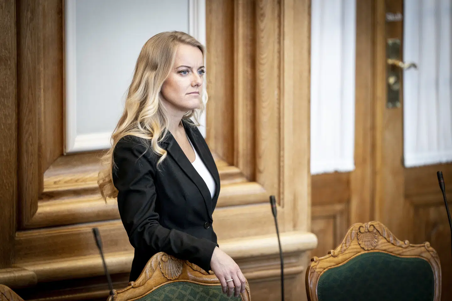 Nye Borgerlige med Pernille Vermund i spidsen har nu 15.269 medlemmer. Dermed er partiet medlemsmæssigt Folketingets tredjestørste efter Socialdemokratiet og Venstre. (Arkivfoto) Mads Claus Rasmussen/Ritzau Scanpix