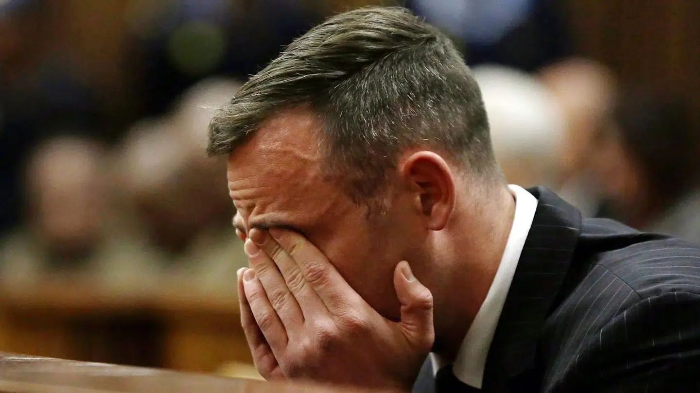 Oscar Pistorius, da han modtog sin dom.