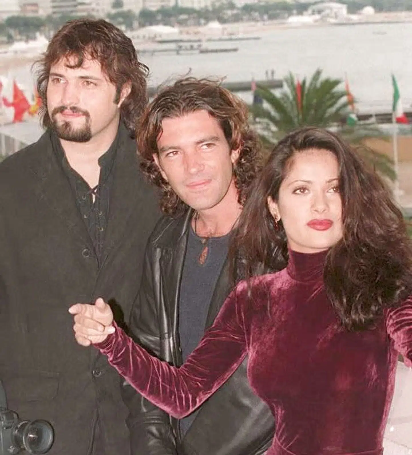 Robert Rodriguez, Antonio Banderas og Salma Hayek sammen til Cannes filmfestival.