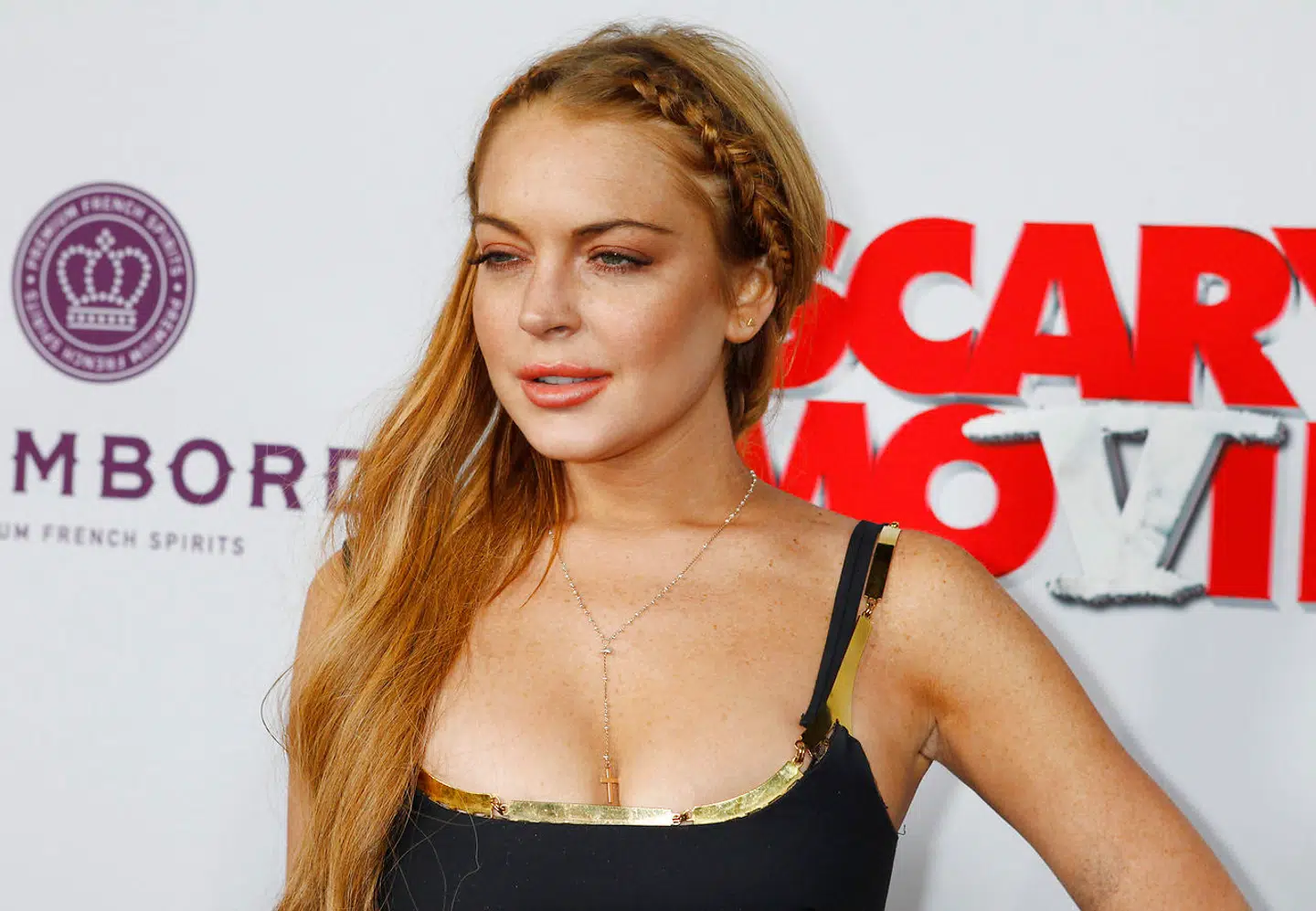 Skuespilleren Lindsay Lohan til premiere på filmen »Scary Movie 5«, som hun var i 2013 var i »The Late Show« for at promovere. Foto Fred Prouser.