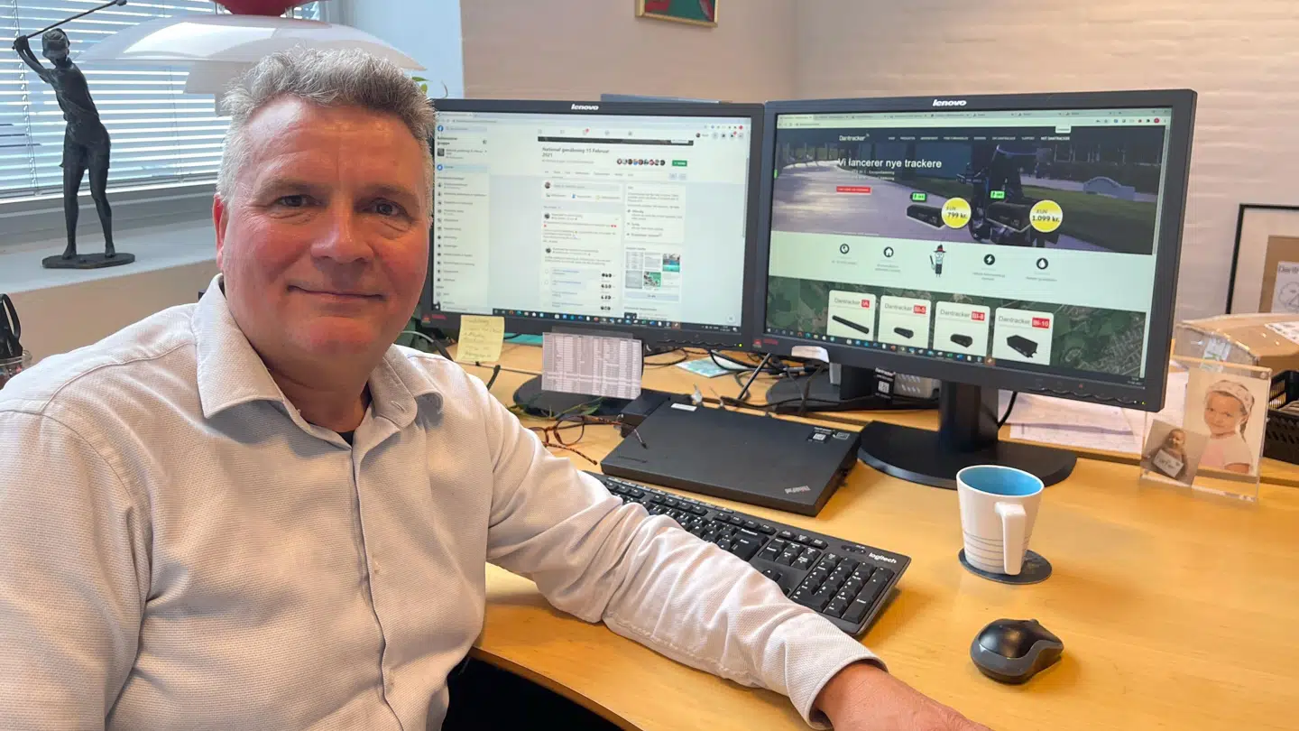 Direktør for Dantracker, Torkil Poulsen. Foto: Dantracker