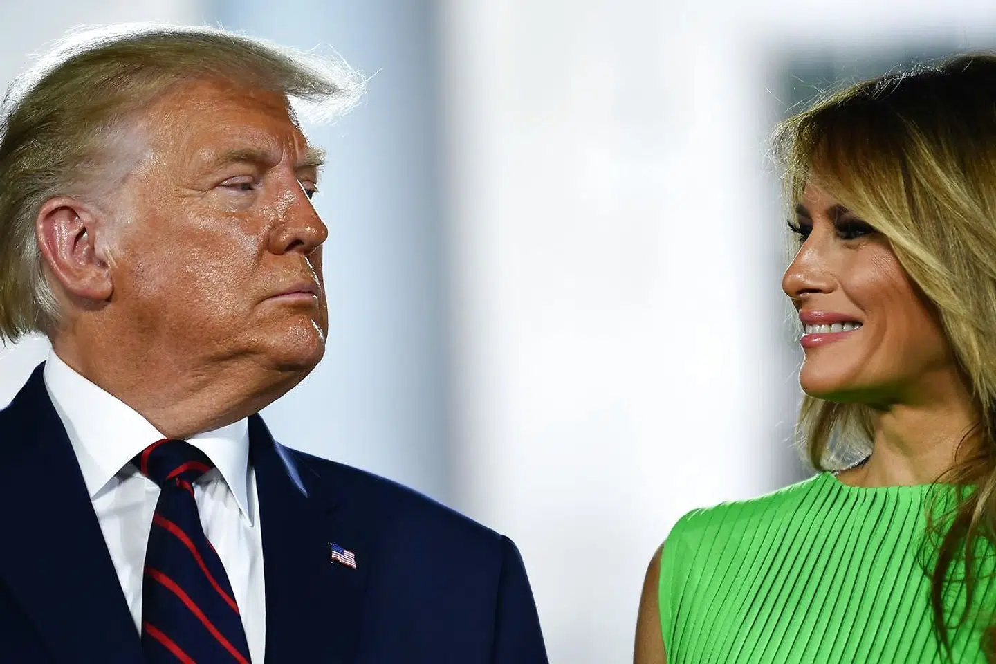 Donald Trump og Melania Trump.