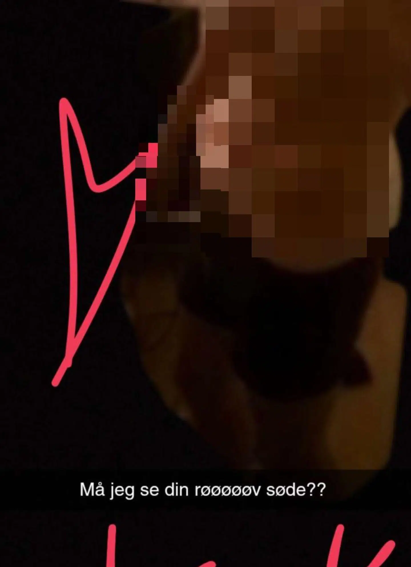 En Snapchat, Chanell Gorell har modtaget og som langt fra er ualmindelig