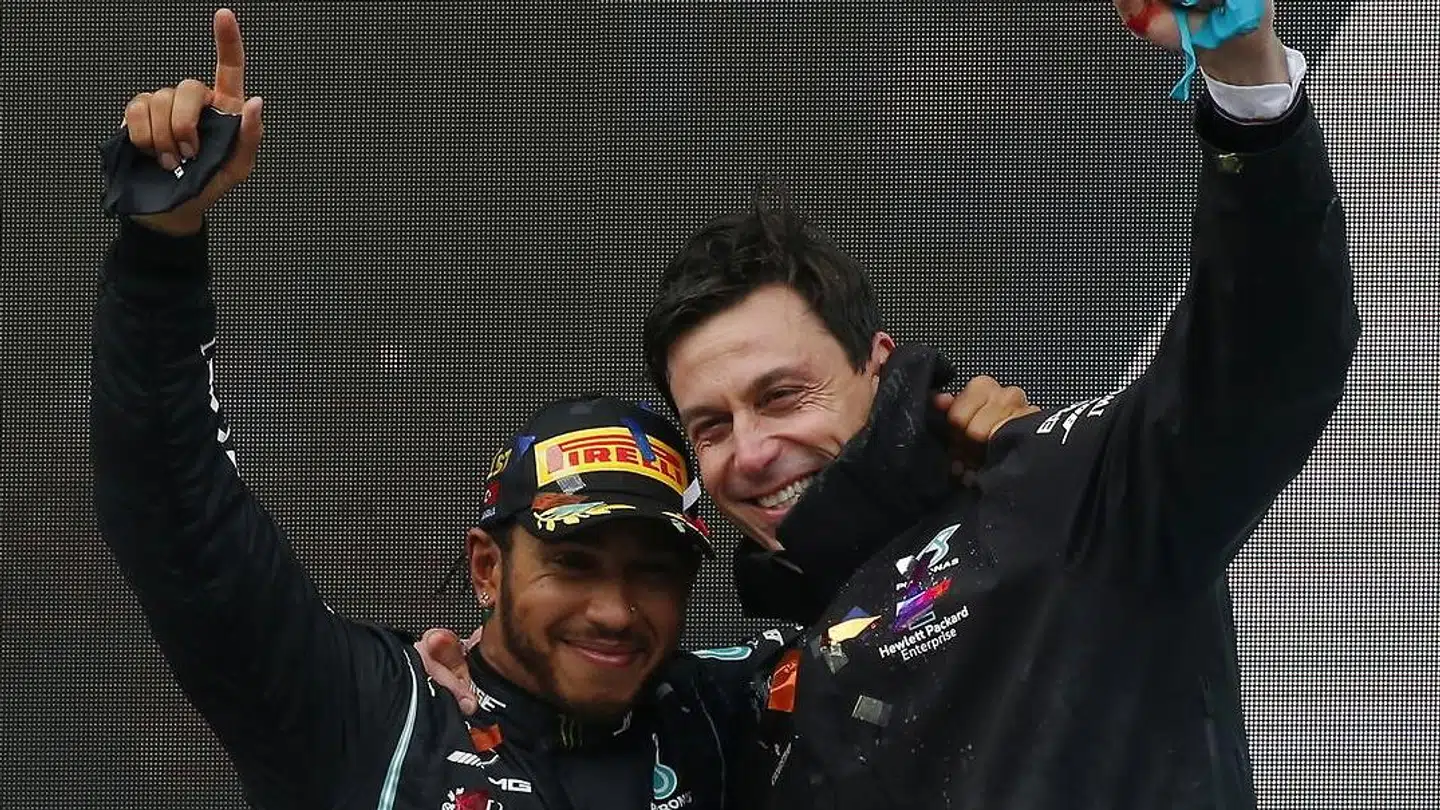Toto Wolff gjorde et stort indtryk på danske Frederik Vesti. (EPA/Kenan Asyali / Pool)