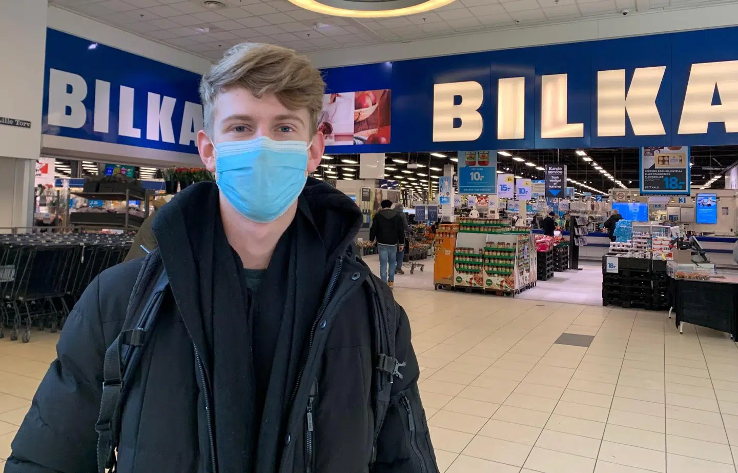 20-årige Nicolai Nyhjem tror, at Ishøj topper listen over flest smittede, fordi borgerne i kommunen ses mere på kryds og tværs end i andre kommuner.