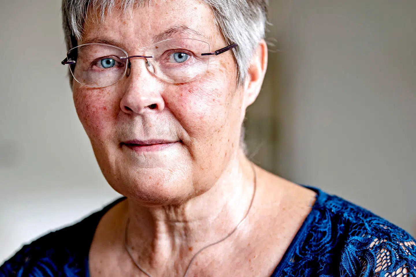 Flemmings lillesøster, Birgit Heller, fandt sin bror død. Hun savner ham hver dag. Foto: Bax Lindhart