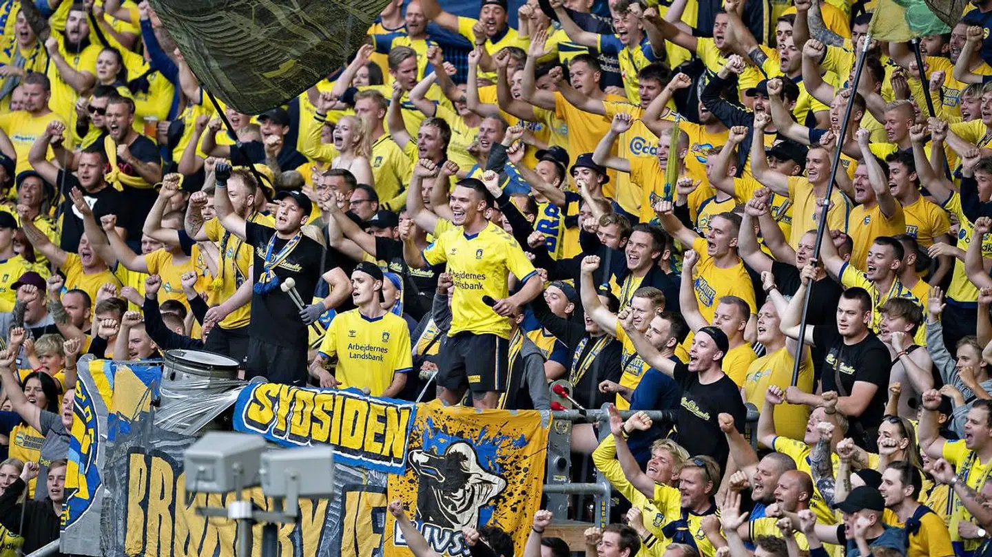 Brøndby-fans har valgt at tage på 'udebanetur' til Lyngby i weekenden. Arkivfoto.