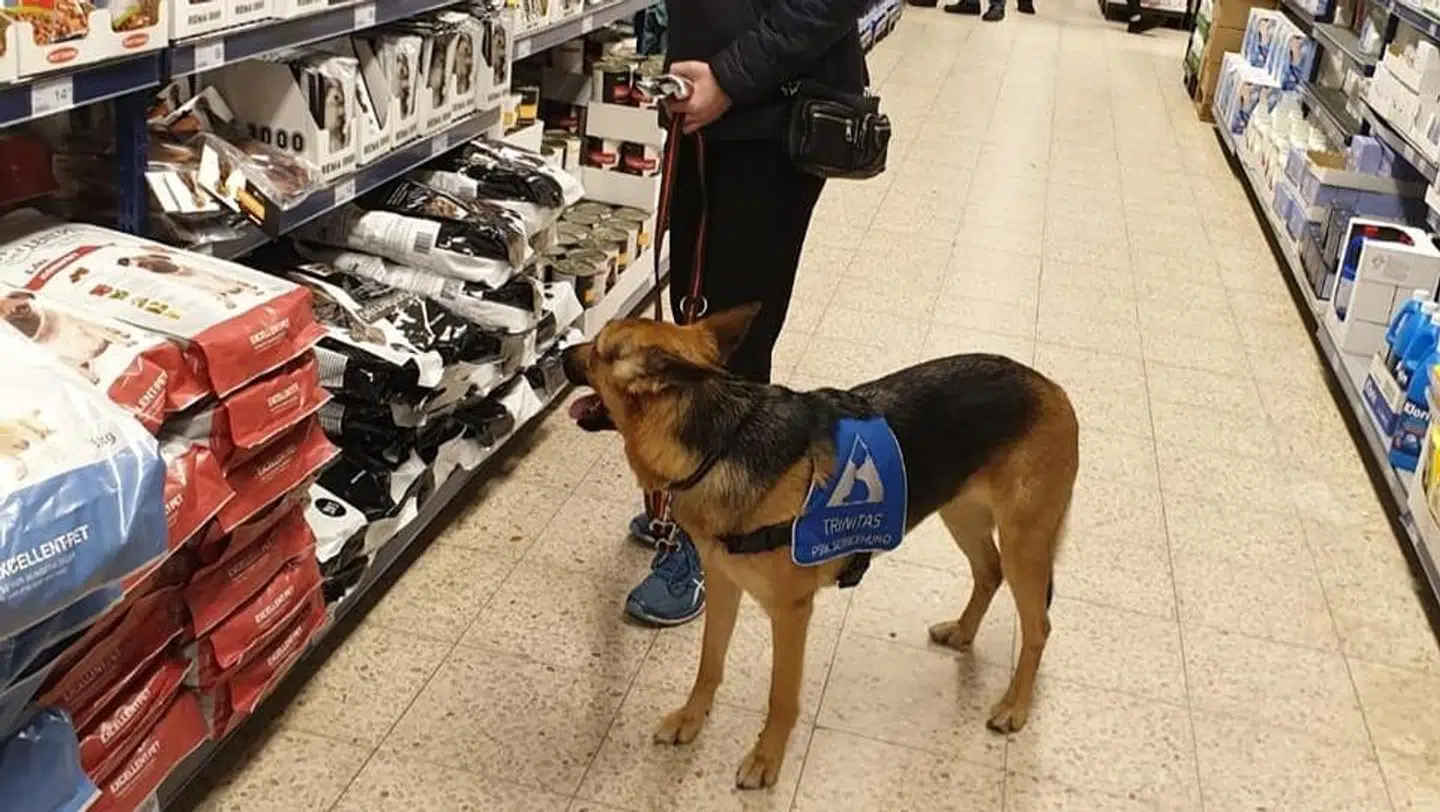 Kia og Ida på indkøb. Foto: Privat.