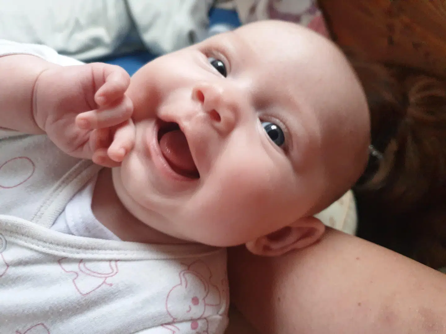 Emma bliver 11 uger i morgen. Foto: Privat