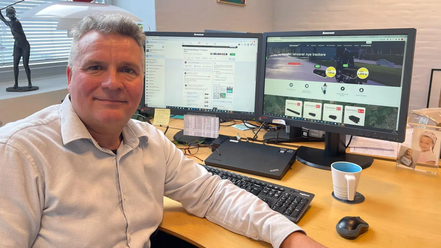 Direktør for Dantracker, Torkil Poulsen. Foto: Dantracker