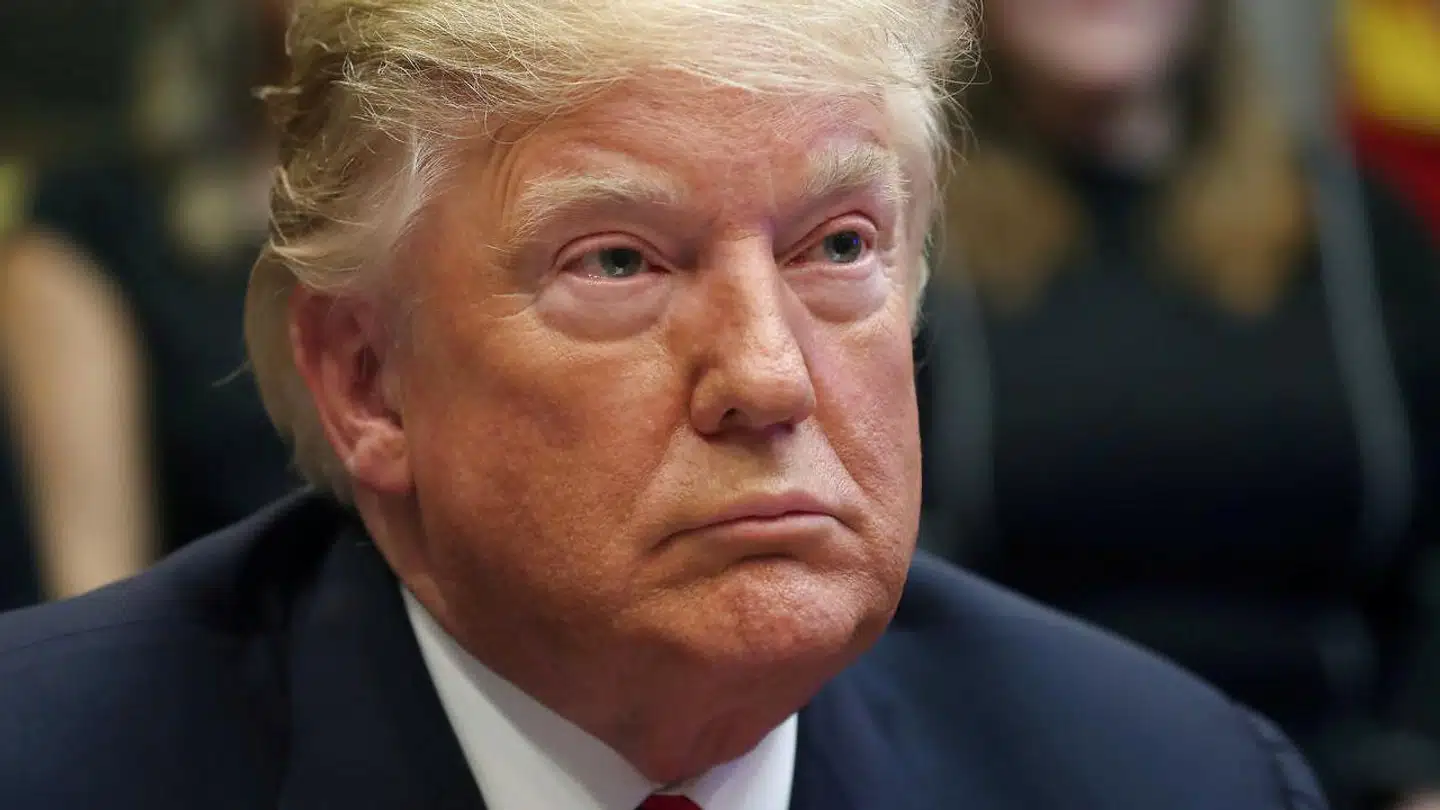 Arkivfoto af Donald Trump.