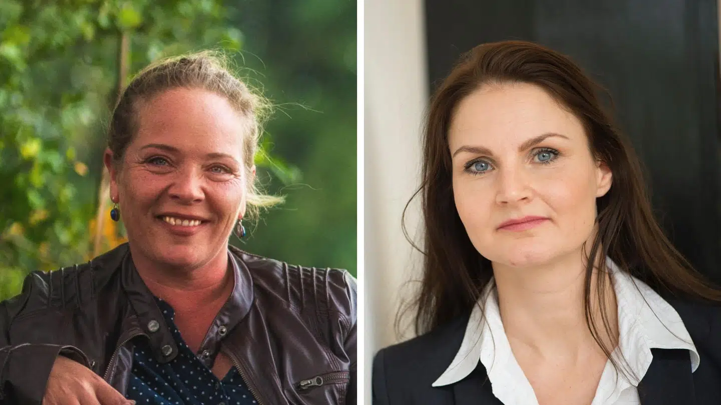 Anja de Thurah til venstre har været terapeut i to år, og Lise Kramer Schmidt har været i ti år. Foto: Privat