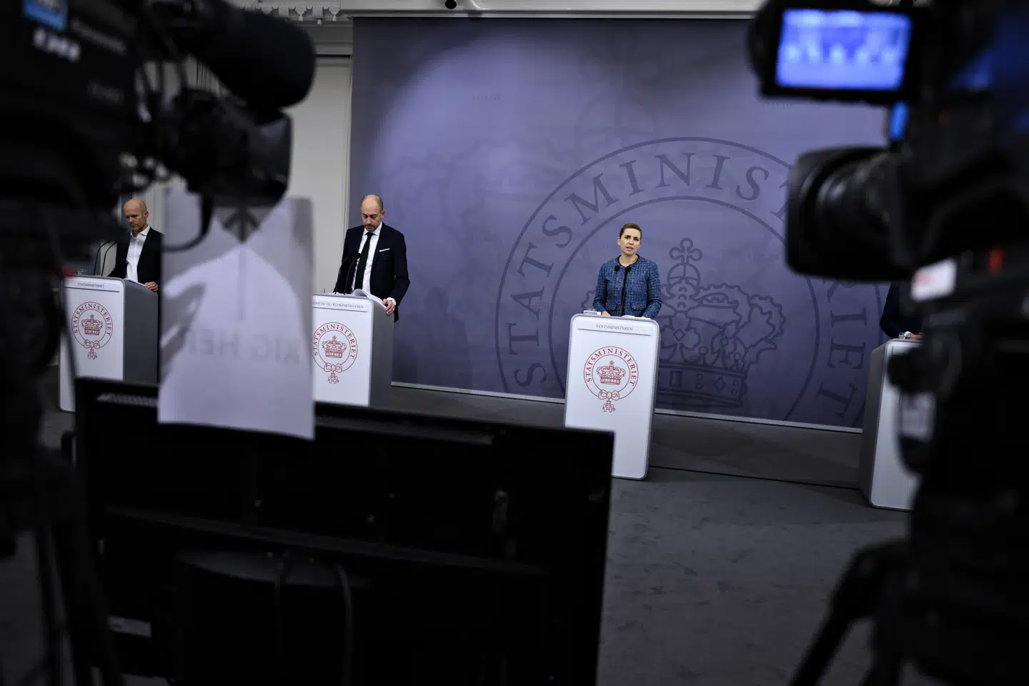 71,8 procent af danskerne støtter den nuværende nedlukning af landet, viser Voxmeter-måling. Ifølge en professor er det et tegn på, at danskerne støtter op om coronahåndteringen. (Arkivfoto) Philip Davali/Ritzau Scanpix