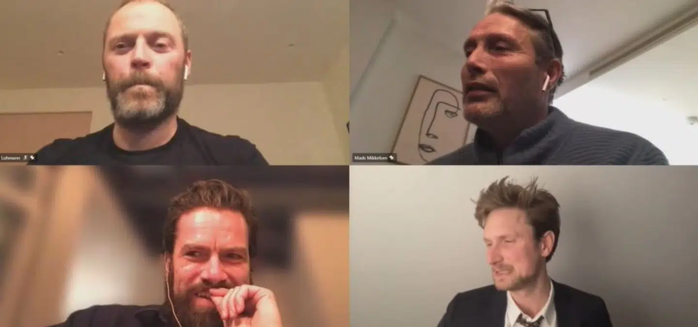Mads Mikkelsen og de andre nominerede i kategorien 'Årets mandlige hovedrolle'.