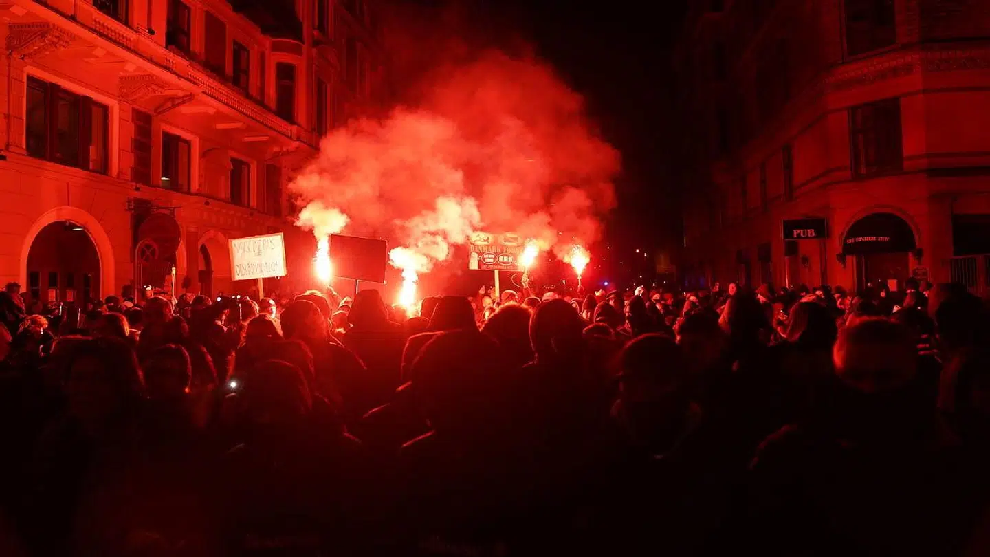Demonstration i København. Lørdag den 6. februar 2021.