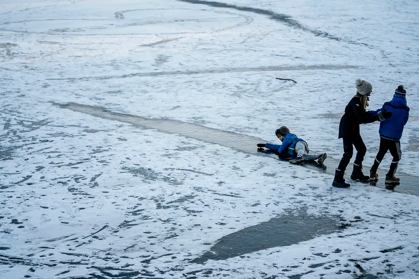 Sortedams Sø i København.
